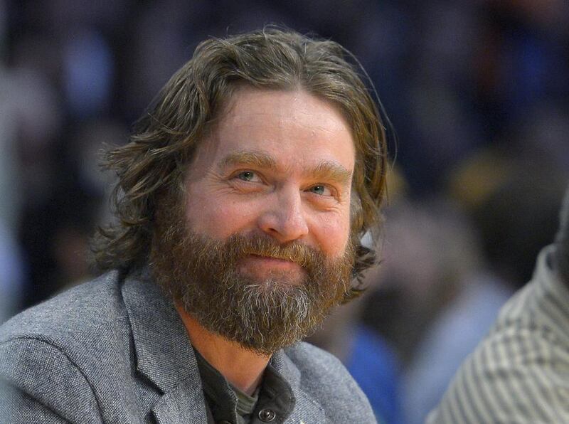 Actor and comedian Zach Galifianakis has the sort of beard many hipsters desire, and some are ready to go the extra mile to get the growth they are looking for. AP 