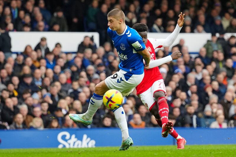 Vitaliy Mykolenko - 8, Set the tone for Everton with his aggressive start and did a superb job of dealing with Saka. Took charge to deal with the ball after a loose touch from Nketiah but hit a horrible shot at the other end. Booked for cynically tripping Saka.

AP