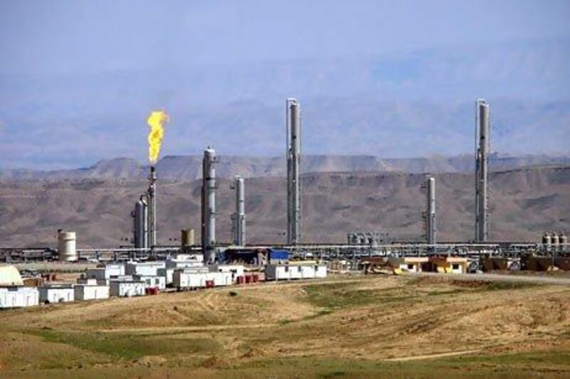 Above, a Dana Gas plant in the Kurdistan region of Iraq. Dana is currently in negotiations with creditors over the restructuring over its $1 billion sukuk. Reuters / Dana Gas