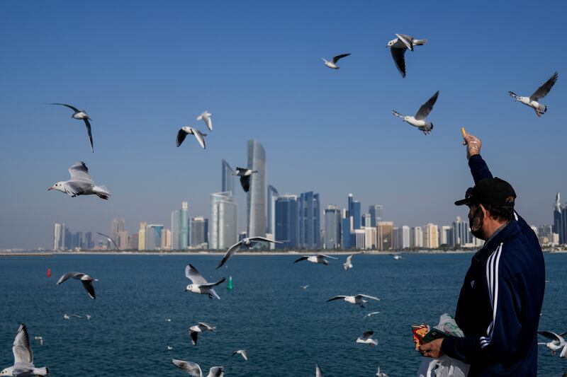 6. Abu Dhabi, United Arab Emirates - Temperatures reached 40°C on Thursday. AP