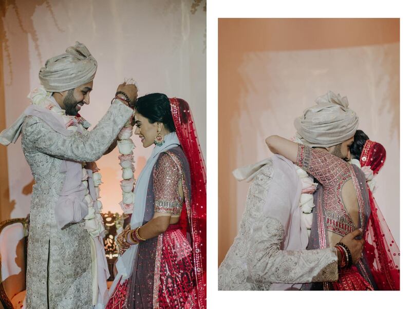 The couple, who have Indian descent, made sure to incorporate traditional ceremonies into the weekend.