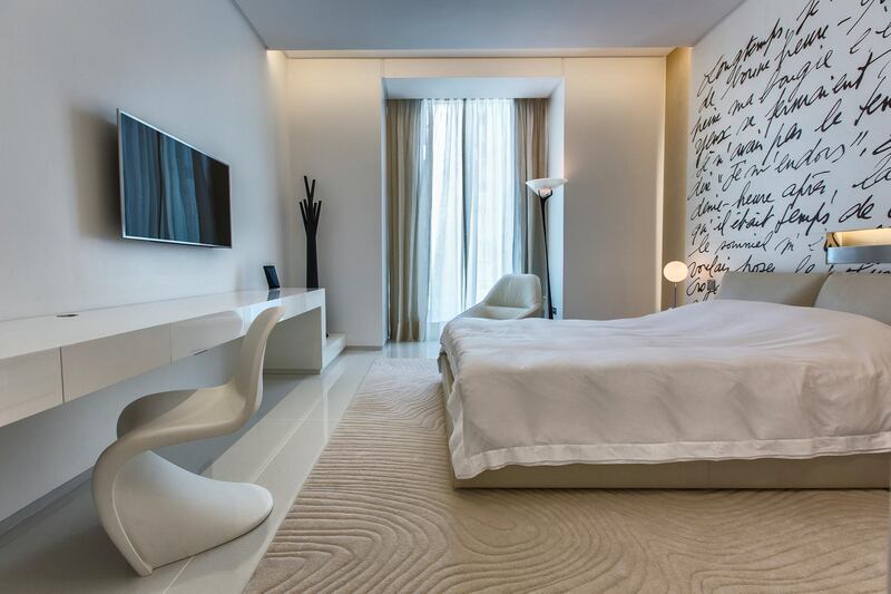 The Monaco bedroom. Courtesy LuxuryProperty.com