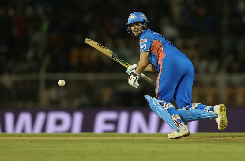 Mumbai Indians' Nat Sciver-Brunt scored a match-winning 60. Reuters