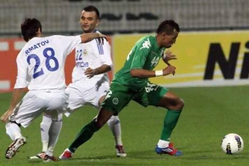 Ciel, the Brazilian striker, was one of Shabab's star performers against Neftchi.