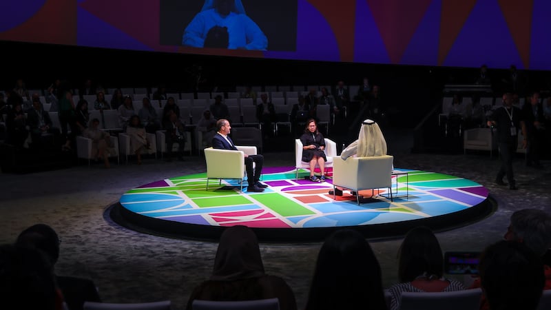 A panel discussion during last year's Culture Summit Abu Dhabi. Victor Besa / The National