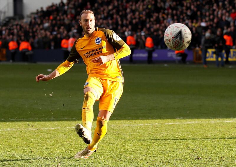 Glenn Murray, Brighton: Has shown that age is no barrier in the Premier League but it is when it comes to picking the England squad. Unfortunate given the paucity of strikers. Chance of a cap - 2/10. Reuters
