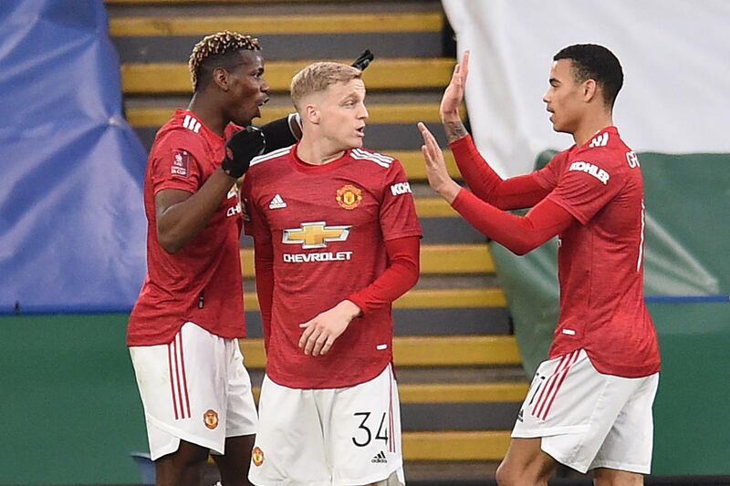 Donny Van de Beek 5. Continued his run of starting every FA Cup game this season. Cleverly left Pogba’s cross for Greenwood to score and did OK but didn’t impact on the game enough. He’s short of match practice but he’s not going to get selected if he doesn’t do more. AFP