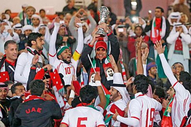 The UAE national football team have so far been rewarded over Dh174m by UAE rulers.