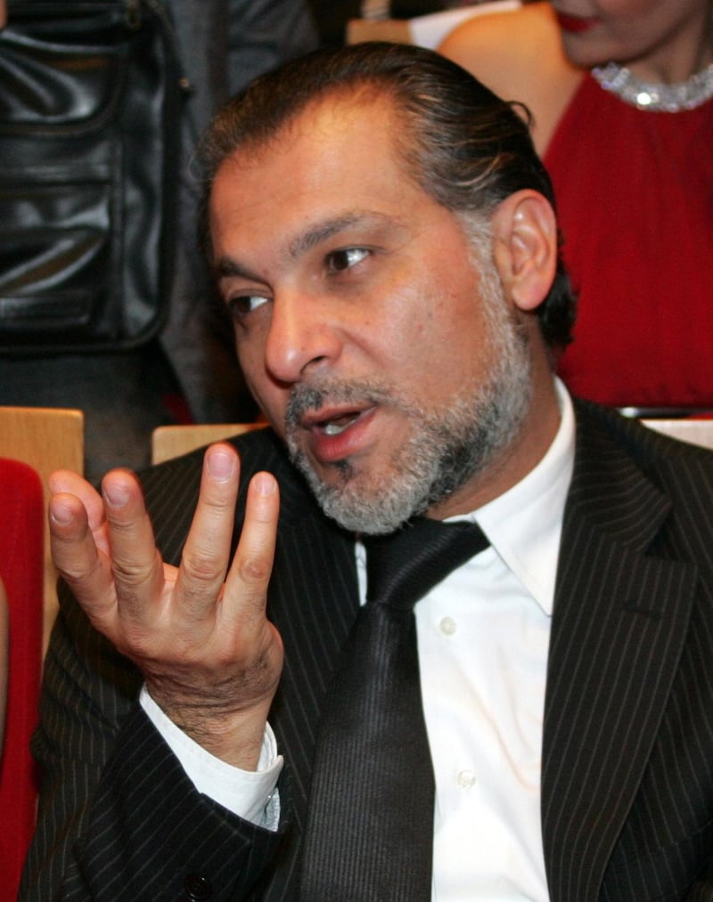 Hatem Ali attends the Damascus International Film Festival in 2009. EPA