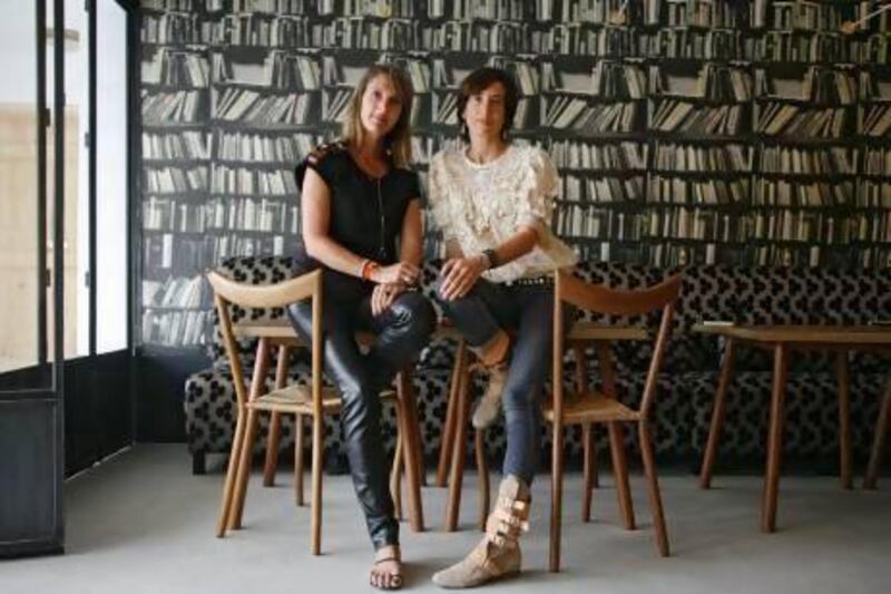 The co-founders of Comptoir 102 Emmanuelle Sawko, right, and Alexandra de Montaudouin. Lee Hoagland / The National