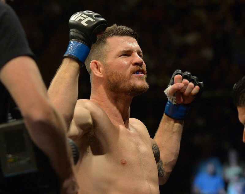 UFC middleweight champion Michael Bisping takes on Georges St-Pierre at Madison Square Garden in New York on November 4. Hans Gutknecht / AP Photo