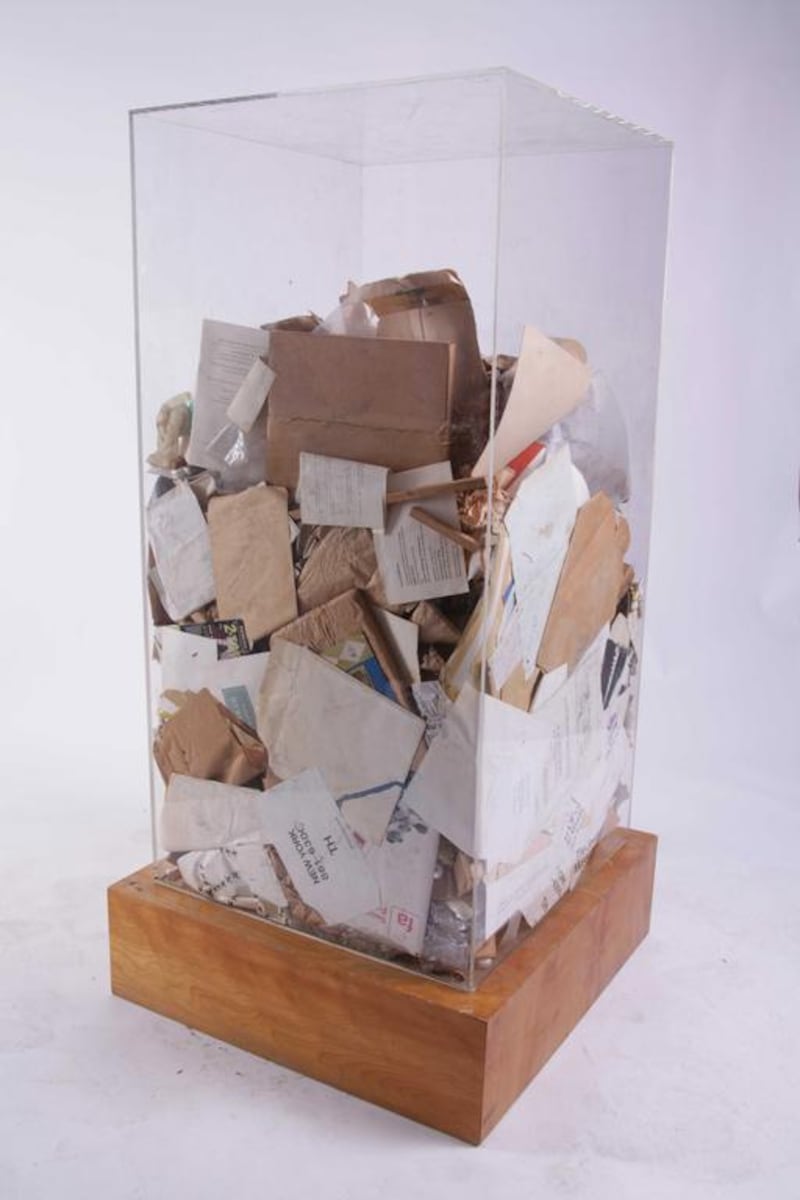  Sol Lewitt’s Refuse by Arman. Courtesy Leila Heller Gallery and the Arman Martial Tr