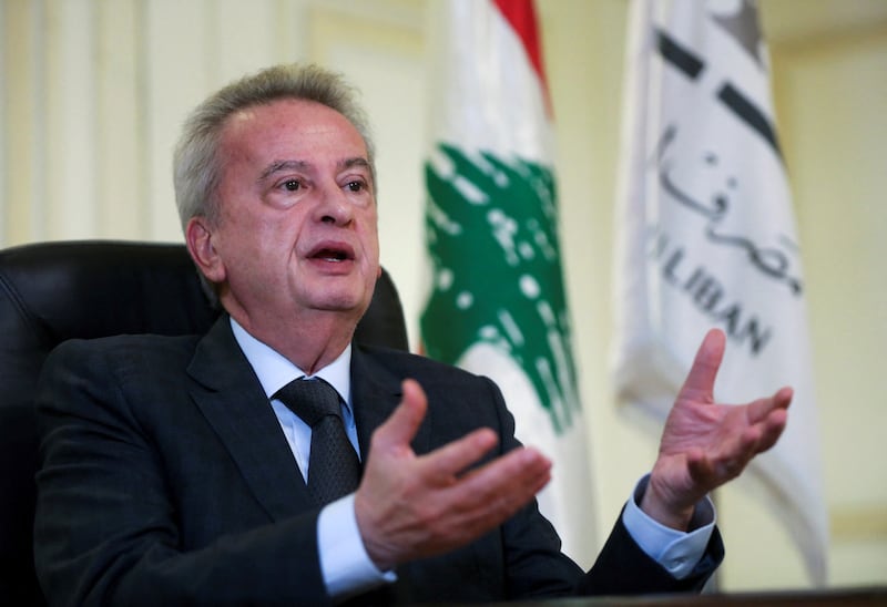 Riad Salameh, above, Lebanon's central bank governor, has been charged along with this brother Raja. Reuters