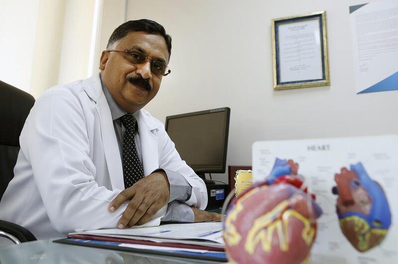 Dr Pradeep Chand, a consultant cardio thoracic surgeon at NMC. Ravindranath K / The National