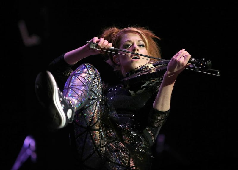 “If you haven’t figured out what I do yet, I’m a dancing violinist,” explained opening act Lindsey Stirling, a couple of tunes in. “And if you’re expecting me to sing ... I’m a dancing violinist. Satish Kumar / The National