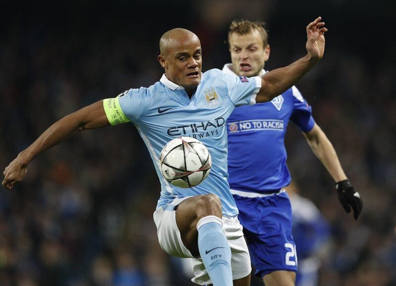 Manchester City’s Vincent Kompany in action. Reuters / Phil Noble