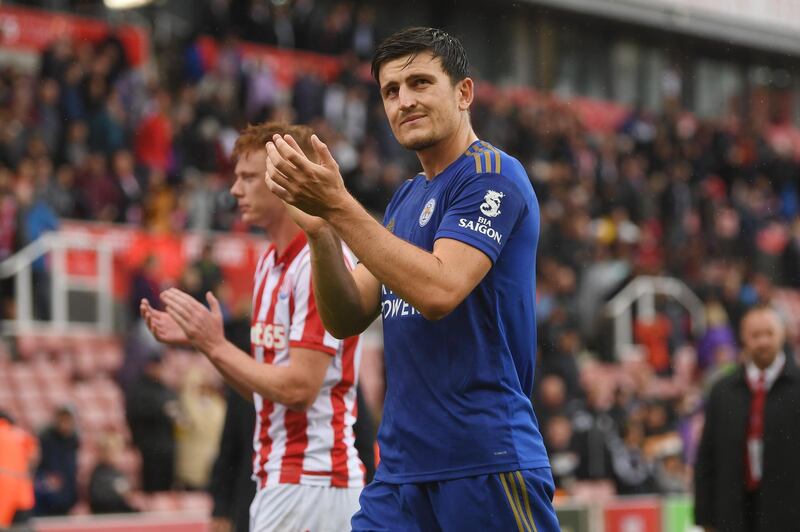 Maguire was a popular figure at Leicester during his two years there. Getty