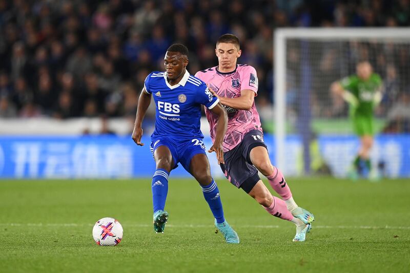 SUBS: Patson Daka (Ndidi, 61’) - 6, Made good runs behind but often found himself being halted by Vitaliy Mykolenko and was indecisive when he was afforded space in the middle. Did brilliantly to track back and dispossess McNeil. Getty Images