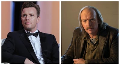 Scottish star Ewan McGregor aged a few years and saw his hairline recede for his role as Emmit Stussy in Netflix's 'Fargo'.Getty Images, Netflix