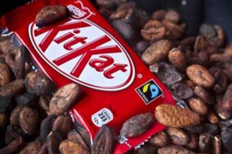 Kit Kat recently started sporting the Fairtrade logo, an increasingly popular symbol of ethical production, in the UK.