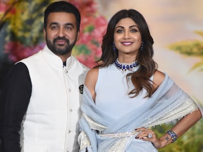 Bollywood actress Shilpa Shetty and her husband Raj Kundra married in 2009. AFP