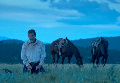 This image released by Amazon Prime Video shows Josh Brolin in a scene from 'Outer Range'. AP Photo