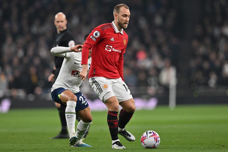 Christian Eriksen – 6. Quick passes to and from Antony caused Spurs continual problems. Turned a ball towards Rashford and helped control the tempo of the game, one United lost in the second half.  AFP