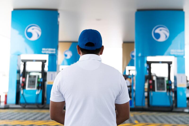 DUBAI, UNITED ARAB EMIRATES - JANUARY 30, 2019.

ADNOC's first service station opens in Dubai.

(Photo by Reem Mohammed/The National)

Reporter:JENNIFER GNANA
Section:  BZ