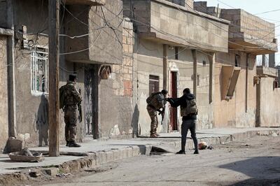 Kurdish security forces were on high alert in the northern Syrian city of Hassakeh as fighting with ISIS continued. AFP