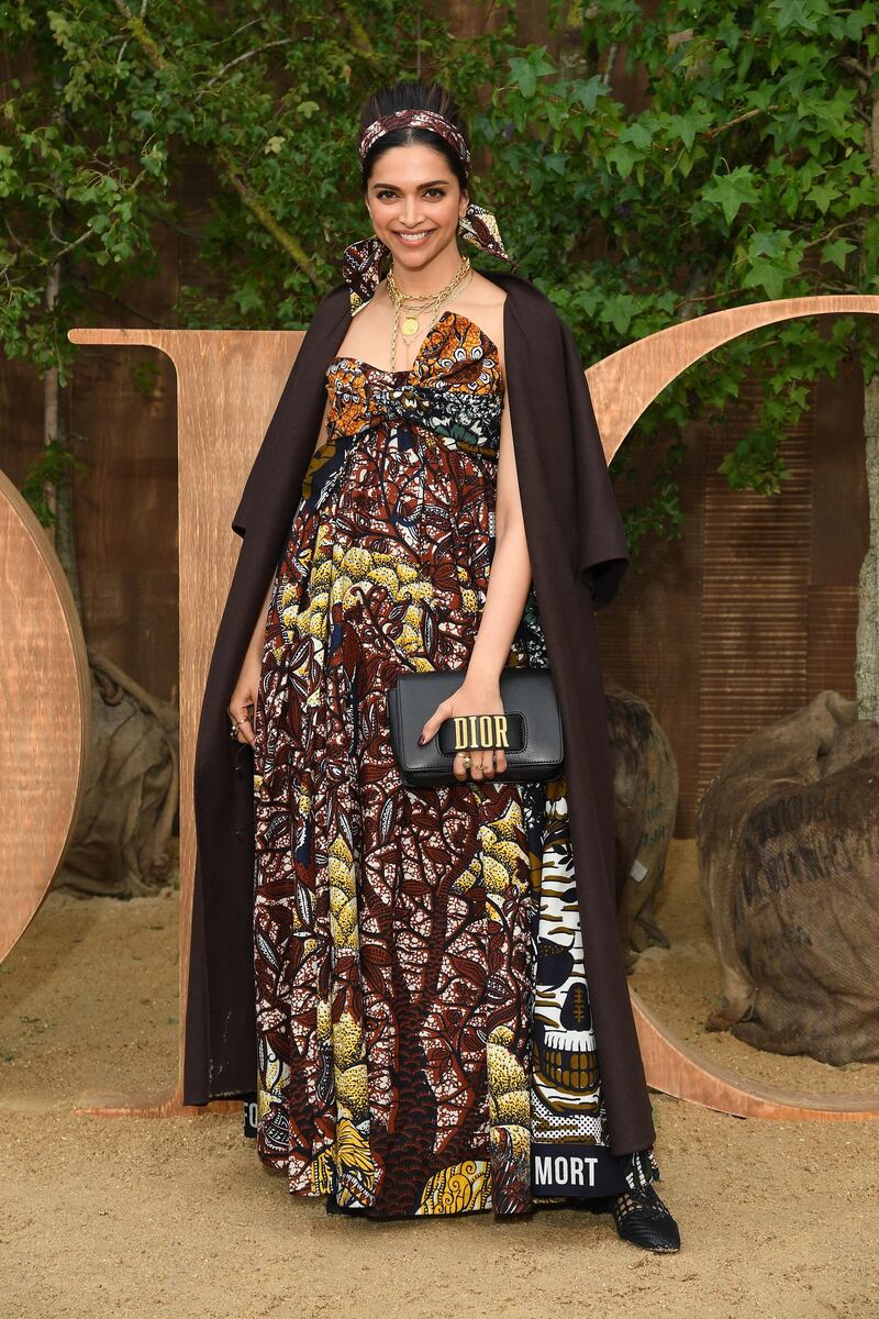 PARIS, FRANCE - SEPTEMBER 24: Deepika Padukone attends the Christian Dior Womenswear Spring/Summer 2020 show as part of Paris Fashion Week on September 24, 2019 in Paris, France. (Photo by Pascal Le Segretain/Getty Images for Dior)