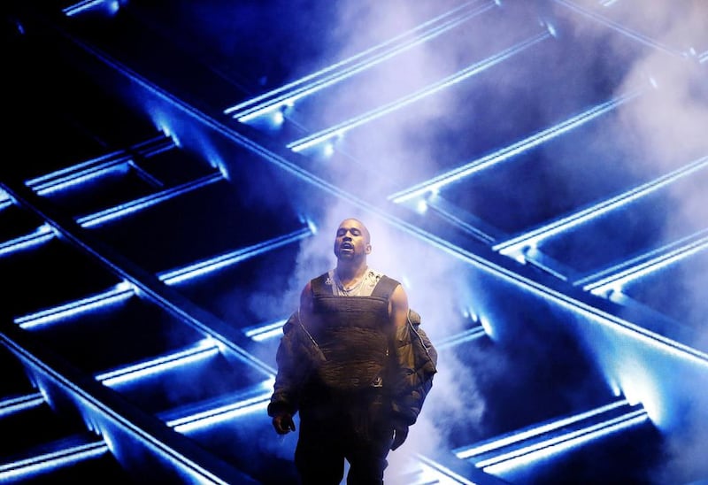 Kanye West performs All Day during the 2015 Billboard Music Awards. Reuters