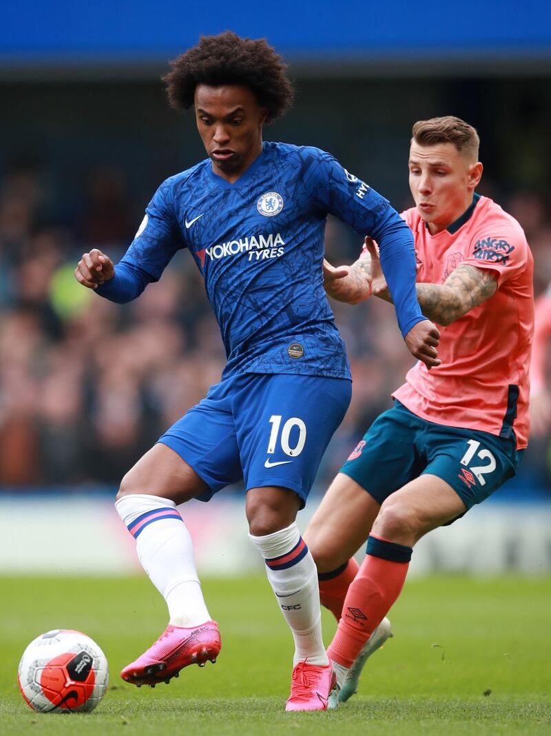 Willian (31), Chelsea. Season stats: 37 appearances, seven goals, six assists. The Brazil winger remains a key man in a largely inexperienced squad under Frank Lampard and his influence would be sorely missed should any end-of-season complications arise. Fellow winger Pedro may be less of a priority but should both be left in limbo, the need to get Christian Pulisic back to full fitness will become more acute. Is reported to be a target for London rivals Tottenham Hotspur and Arsenal. PA