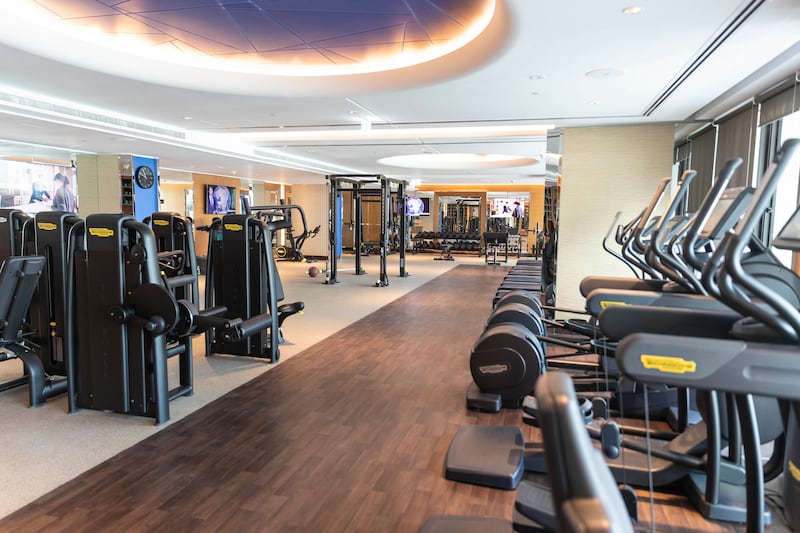 Guests can get their sweat on in the fitness suite.

