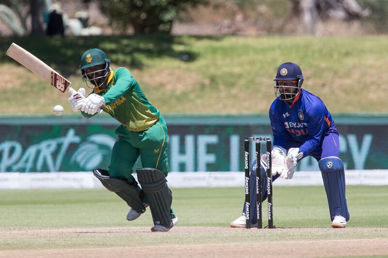 Temba Bavuma stared in a double century stand with Rassie van der Dussen. AP