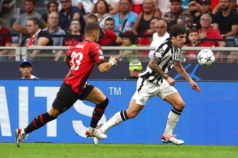 Like most of the Newcastle side he endured a difficult opening to the game. That said, he helped steady the ship after that and received a big hand from the Milan fans as he left the action on 70 minutes. Getty