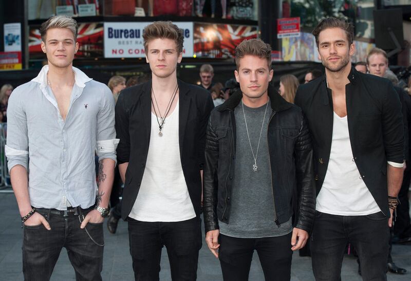 epa03728382 Members of the British rock band Lawson attend the World premiere of 'World War Z' at the Empire, on Leicester Square in London, Britain, 02 June 2013. The movie opens in British theaters on 21 June.  EPA/DANIEL DEME *** Local Caption ***  03728382.jpg