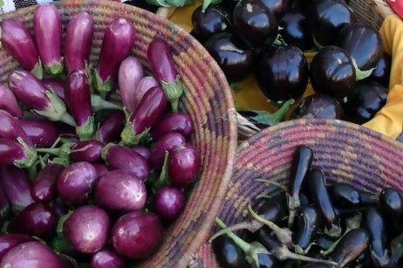 A selection of the fresh organic produce on display every Saturday in Beirut when producers from across Lebanon descend on the capital. Courtesy Edward Lewis