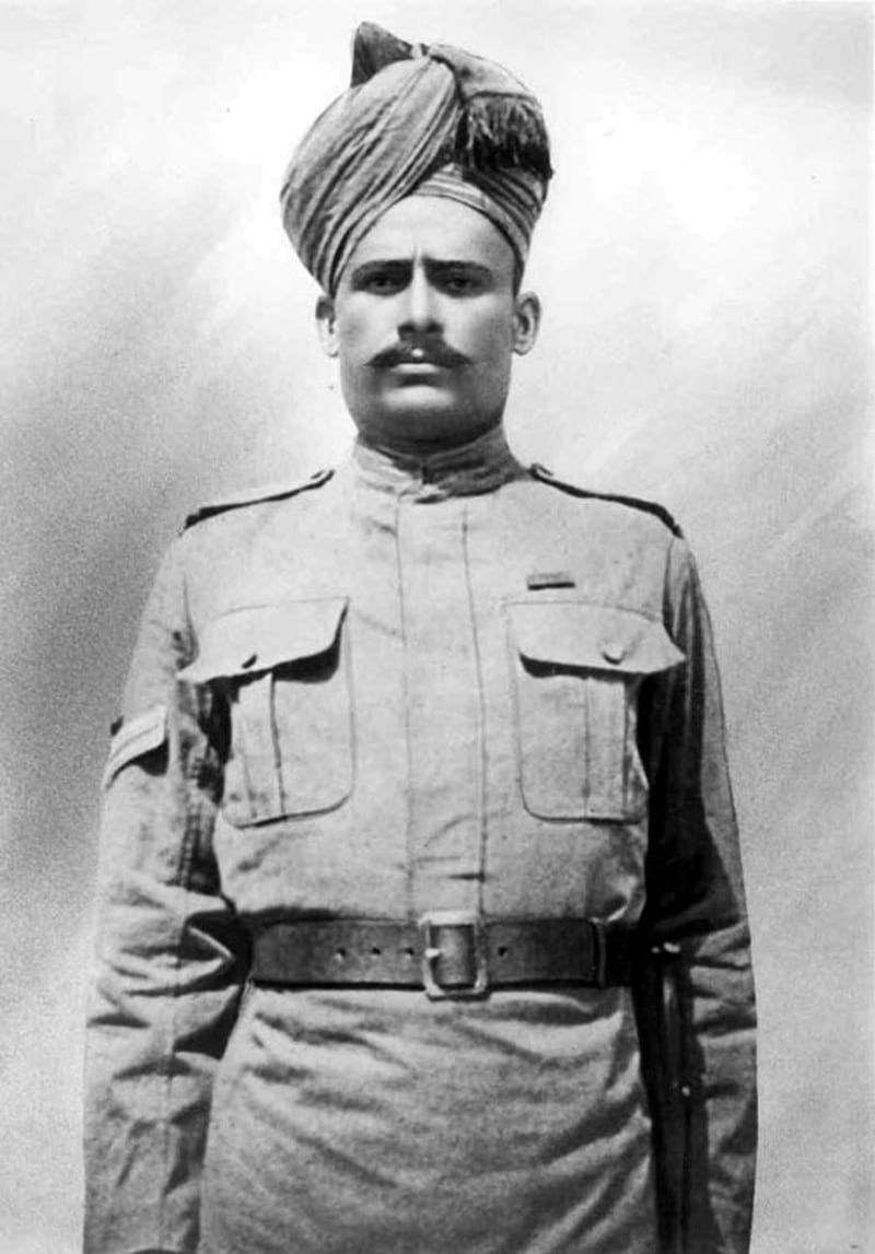 Naik Shahamad Khan successfully defended their post from three hours of German Army onslaught from a location only 150 metres from enemy positions on the Tigris Front during the First World War. Wikimedia Commons