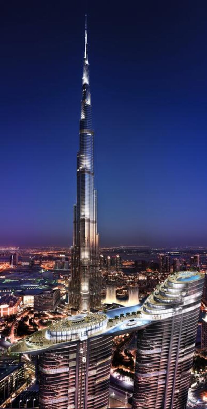 The Address Residence Sky View in Dubai. Rendering courtesy Emaar 