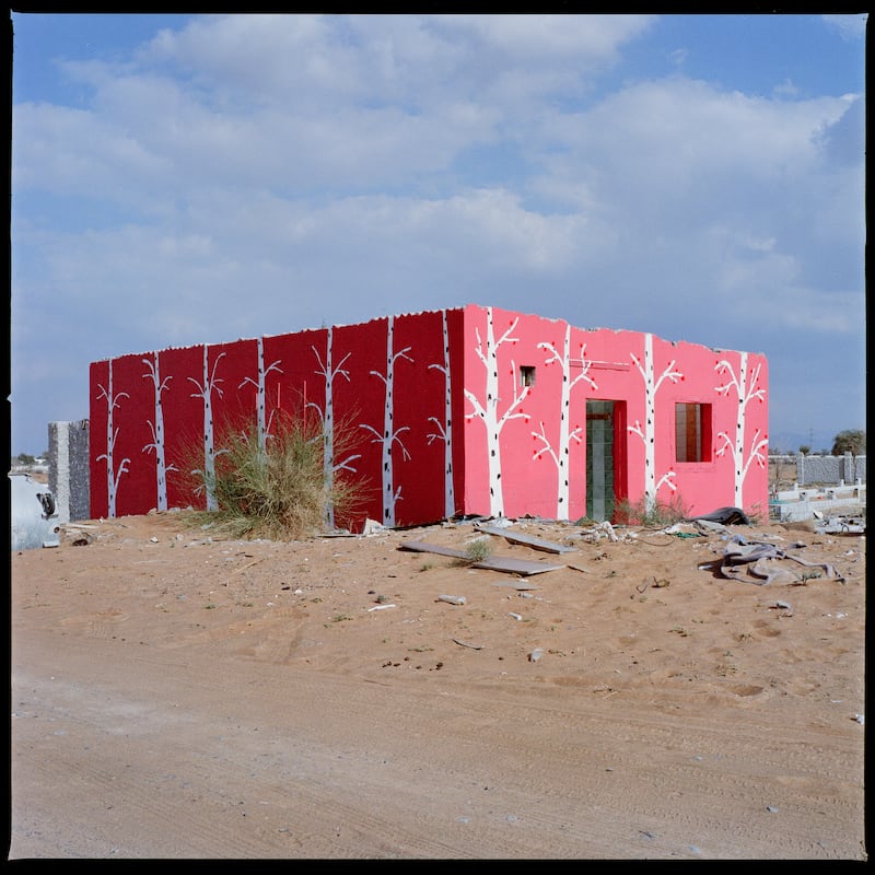 The Birch House by Turben, as it is now that the art has been taken to be exhibited in a Dubai gallery and in the metaverse. Photo: Inloco