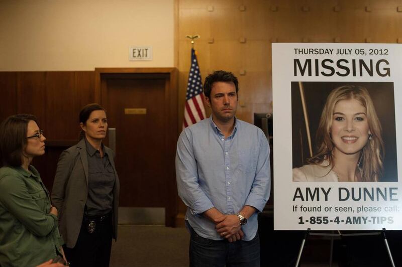 Ben Affleck as Nick Dunne, a man whose wife goes missing, in Gone Girl. 20th Century Fox