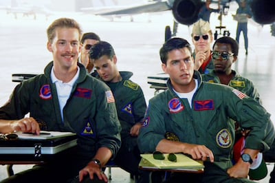 Maverick's best friend and co-pilot Goose (Anthony Edwards) dies, and everyone tells Maverick to get over it. Photo: Paramount Pictures