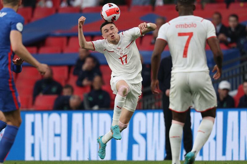 Ruben Vargas 7 - The young Augsberg winger wasn't afraid to be direct and got his side into good positions in the England half. Worked hard off the ball and stifled Walker-Peter’s attacking threat. AFP