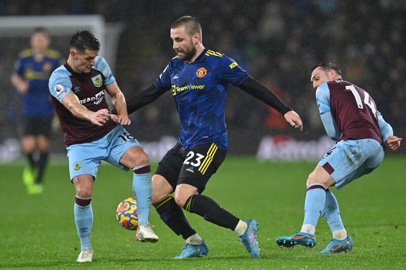 Two more dropped points in the Premier League a United are held 1-1 by Burnley at Turf Moor on February 8. AFP