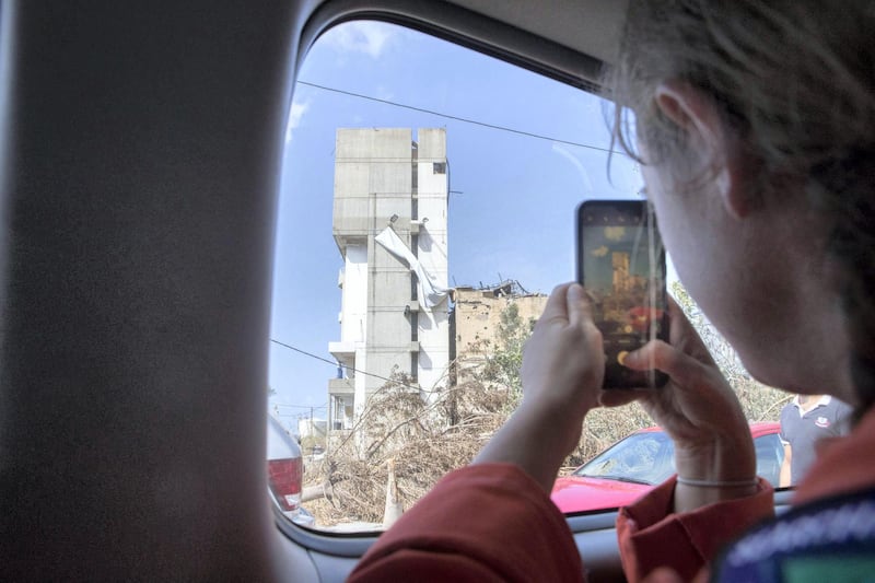 LEBANON, Beirut. 11th August 2020. 
SARAID is a British charity which arrived in Beirut 49 hours after a blast ripped through the city, causing more than 140 deaths, 300,000 homeless and structural damage to a 20km radius. 