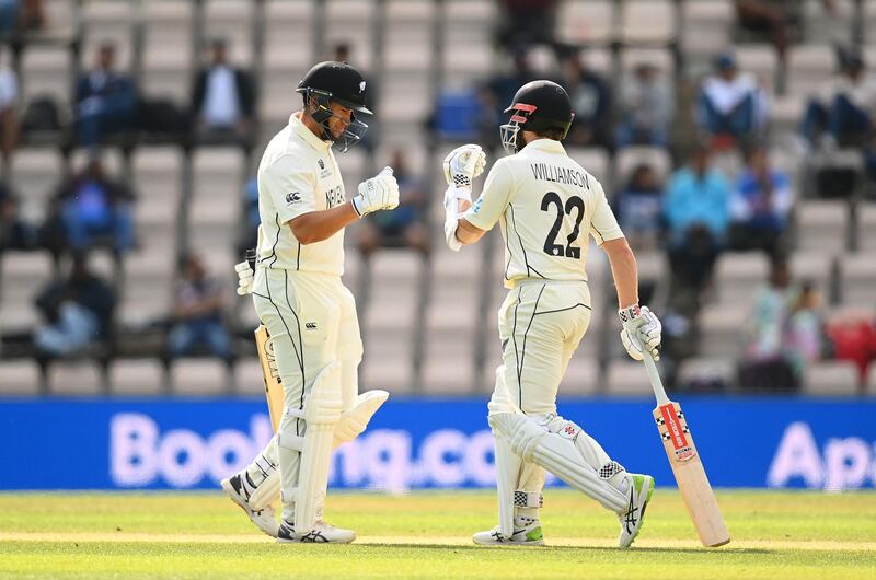 Ross Taylor and Kane Williamson guided New Zealand to victory in World Test Championship final against India in Southampton on Wednesday, June 23. Getty