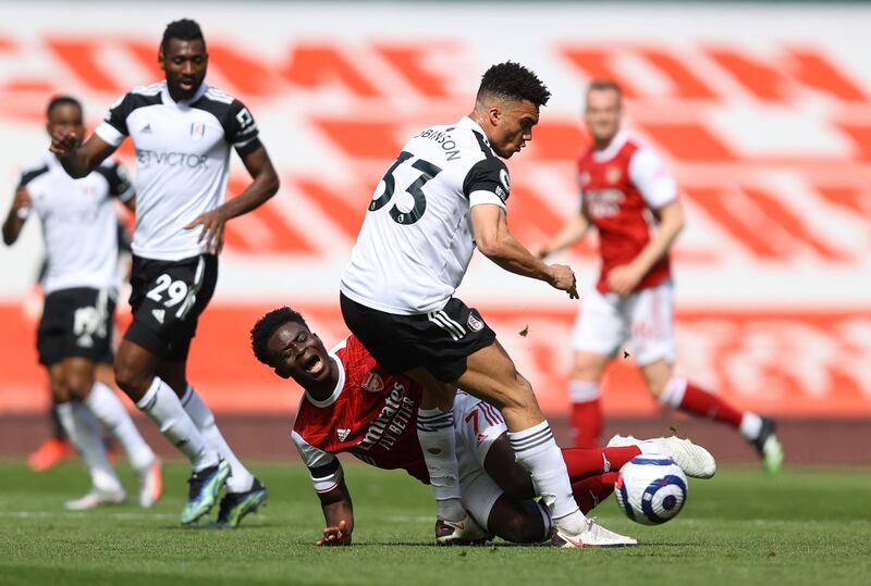 Antonee Robinson - 5: American left-back, like rest of defence, struggled to cope with Arsenal at start before regaining semblance of control. Left for dead by Saka’s trickery just after half-time. At least offered Fulham an outlet down his flank. Reuters