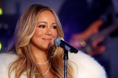FILE PHOTO: Mariah Carey performs during New Year's eve celebrations in Times Square in New York City, New York, U.S., December 31, 2017. REUTERS/Carlo Allegri/File Photo