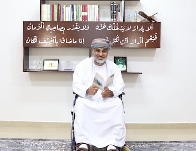 Ahmed Al Hajji, who was left paralysed by car crash in 1998, has been selected as one of four disabled writers to write the script of an Abu Dhabi produced drama. Courtesy: Ahmed Al Hajji