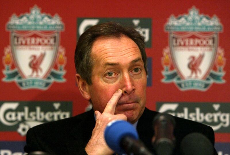 Liverpool coach Gerard Houllier addresses a press conference in Liverpool on December 11, 2002. EPA
